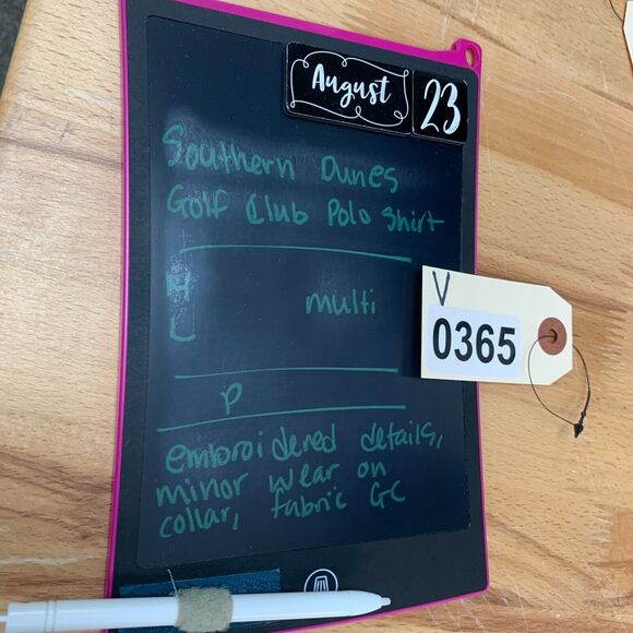 Southern Dunes Golf Club Polo Shirt Mens L Large Striped Saguaro Amateur Tourney - Picture 12 of 13